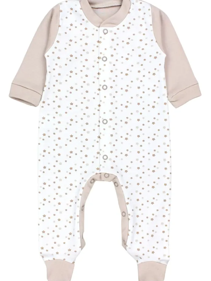 Baby Bekleidung Set Jungen Langarm Neugeborene 5 tlg in beige Modell 5