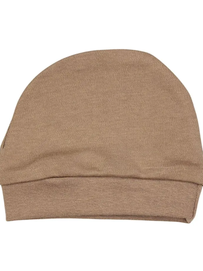 Baby Bekleidungsset Langarmbody Hose Mütze3 teilig in beige Modell 3