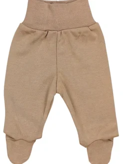 Baby Bekleidungsset Langarmbody Hose Mütze3 teilig in beige Modell 3