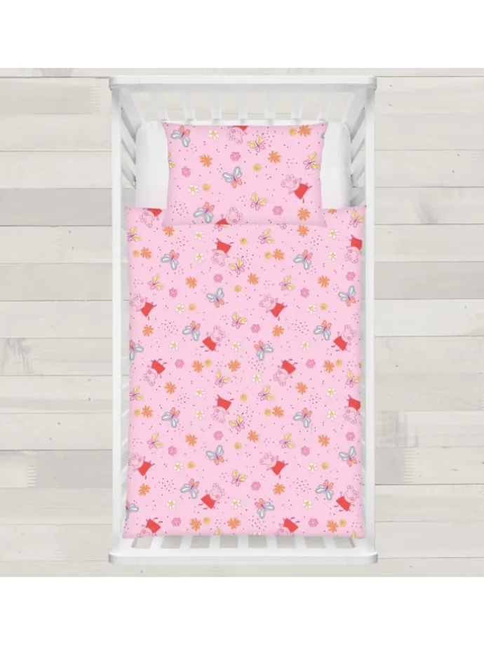 Baby Bettwäsche-Set "Peppa Pig / Peppa Wutz" in Rosa