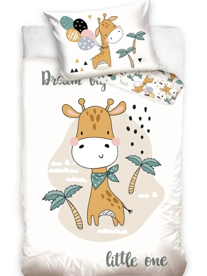 Baby Bettwäsche-Set "Tiere - Giraffe" in Weiß