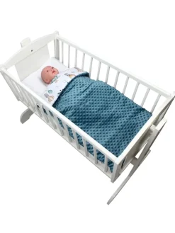 Baby Einschlagdecke für Autositz 2er SET in dunkelblau