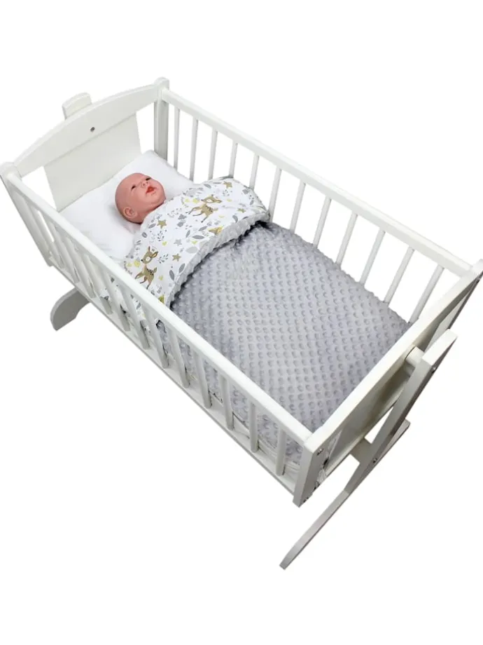 Baby Einschlagdecke für Autositz 2er SET in dunkelgrün
