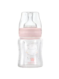 Baby Glasflasche 120 ml in rosa