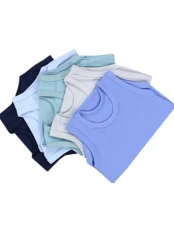 Baby Jungen Achselbody 5er Pack in hellblau