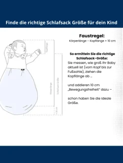 Baby Kugelschlafsack Molton in Drifting Leaves