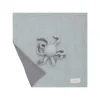 Baby Kuscheltuch aus Musselin 'octopus' in blue