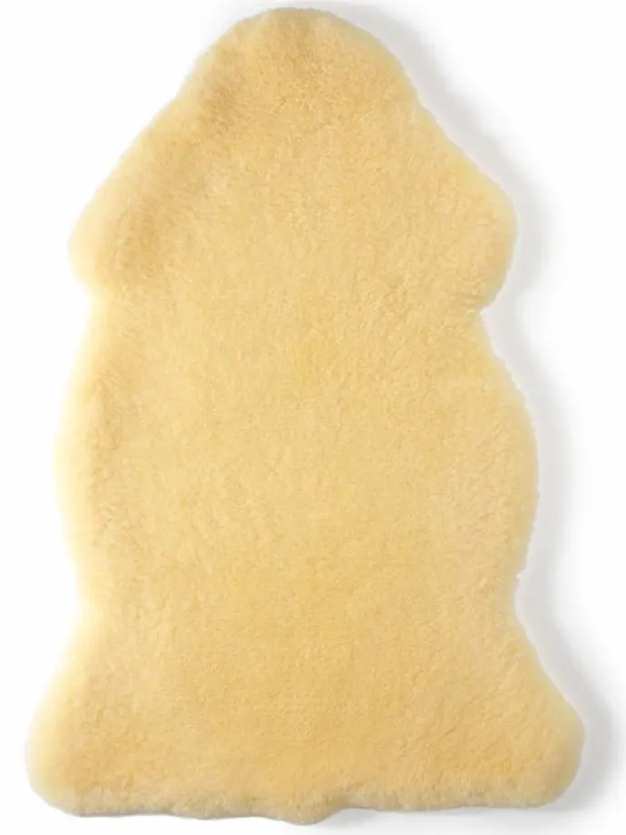 Baby Lammfell in Natur - (L) 90-100 cm