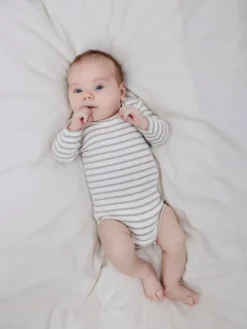 Baby Langarmbody NBNBANI in pure cashmere