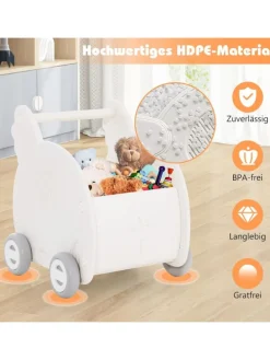 Baby Lauflernhilfe in Weiß