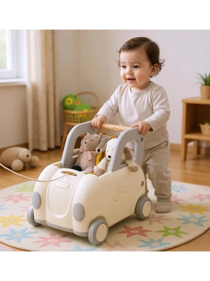 Baby Lauflernwagen in Weiß