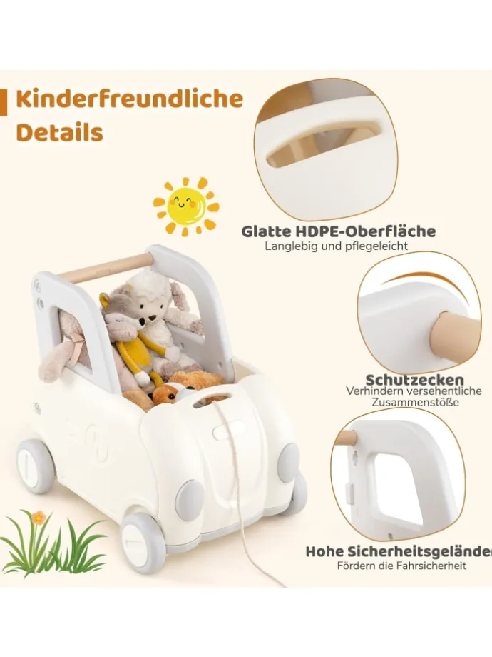 Baby Lauflernwagen in Weiß