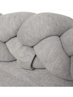 Baby Nest geflochten Grau