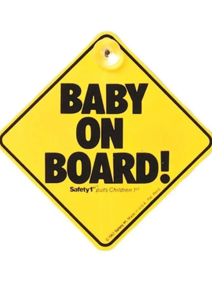 Baby on Board Schild in Gelb ab 0 Monate