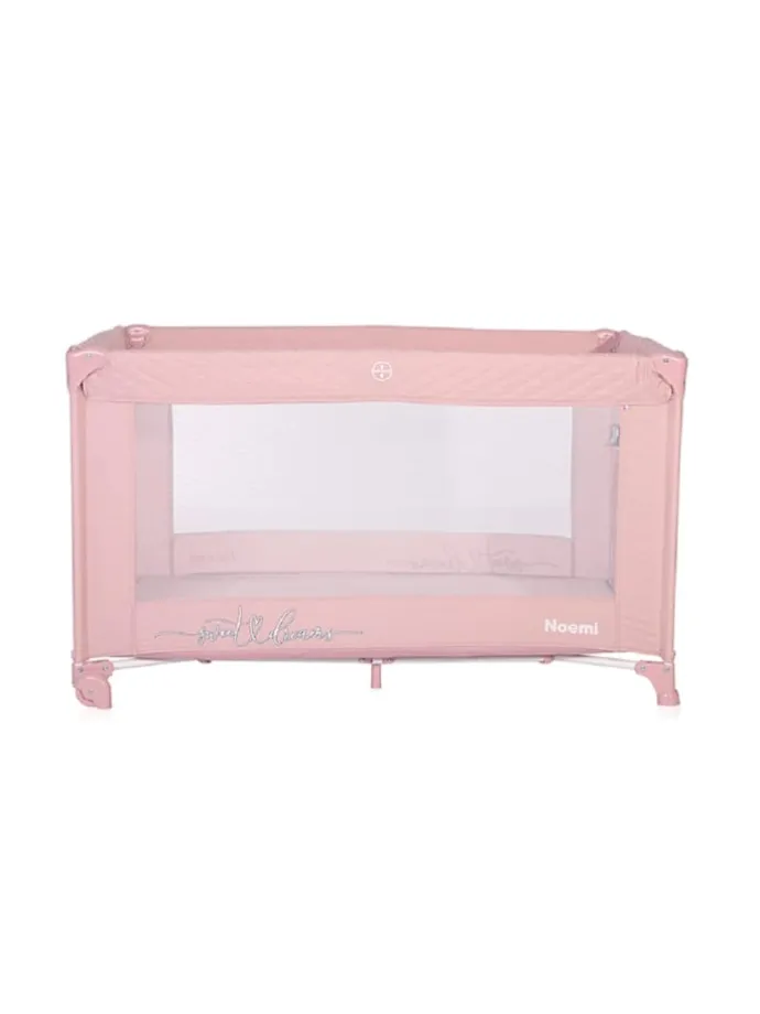 Baby Reisebett Laufstall Noemi in rosa