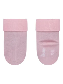 Baby Socken 3er-Pack uni in rosa