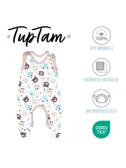 Baby Strampler mit Aufdruck Spruch 5er Pack in beige Modell 1