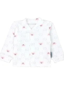 Baby Strampler Set mit Spruch in rosa/weiß