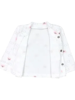 Baby Strampler Set mit Spruch in rosa/weiß
