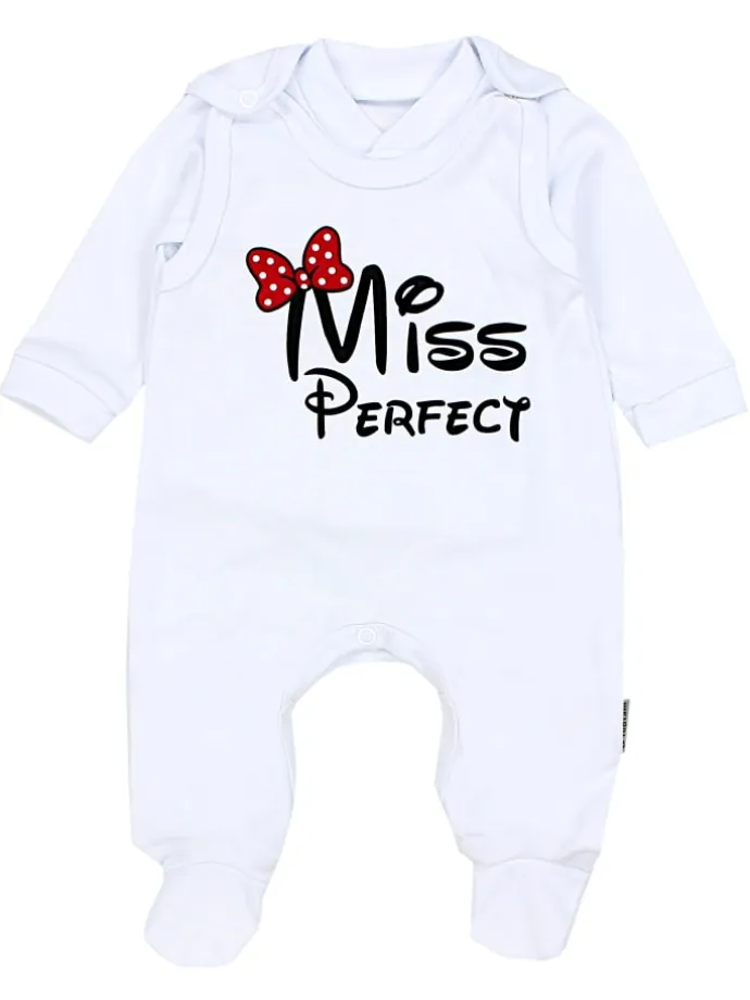 Baby Unisex Strampler-Set mit Aufdruck Spruch 2-tlg in weiß/bordeaux