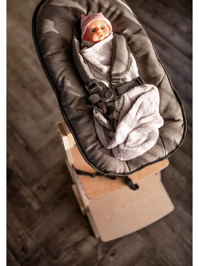 Babyaufsatz "tiSsi" in Natur / Anthrazit