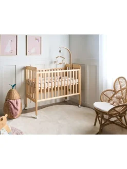 Babybett BODMIN in Braun - (W) 66 x (H) 100 x (L) 125 cm