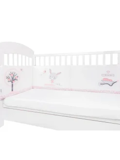 Babybett Nestchen 120 x 60 cm in rosa