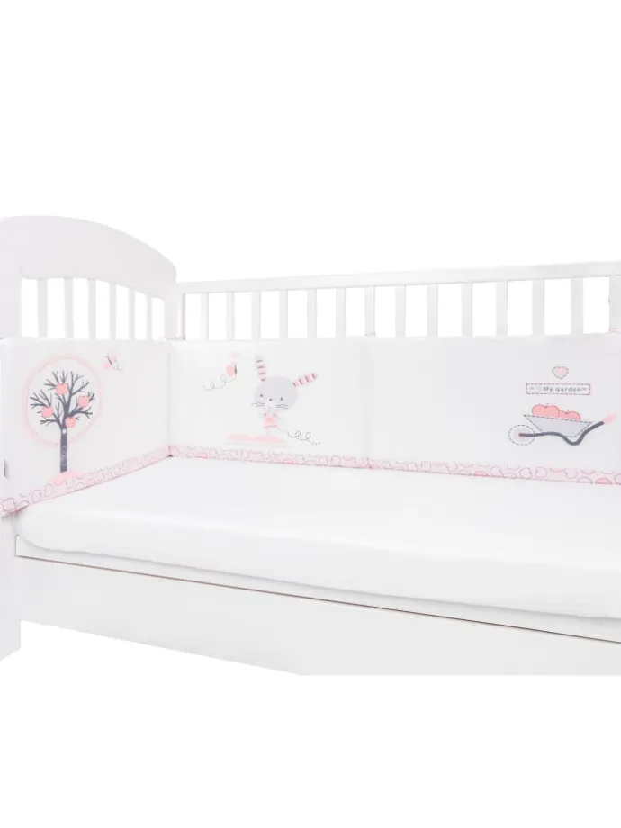 Babybett Nestchen 120 x 60 cm in rosa