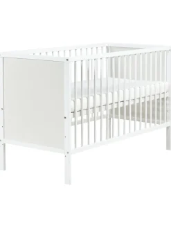 Babybett ZAMA in Weiß - (W) 65 x (H) 84 x (L) 122 cm