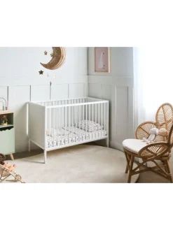 Babybett ZAMA in Weiß - (W) 65 x (H) 84 x (L) 122 cm