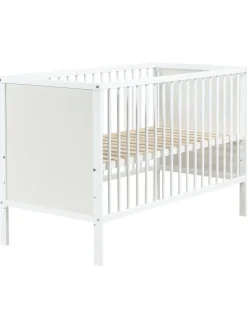 Babybett ZAMA in Weiß - (W) 65 x (H) 84 x (L) 122 cm