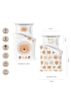 Babybettwäsche-Set Biber