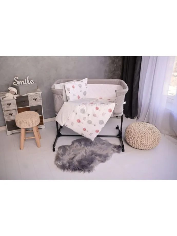 Babybettwäsche-Set Eva in rosa