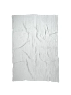 Babydecke 4 in 1 groß in Grau - 90 x 120 cm