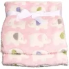 Babydecke 75 x 100 cm in Strickoptik aus