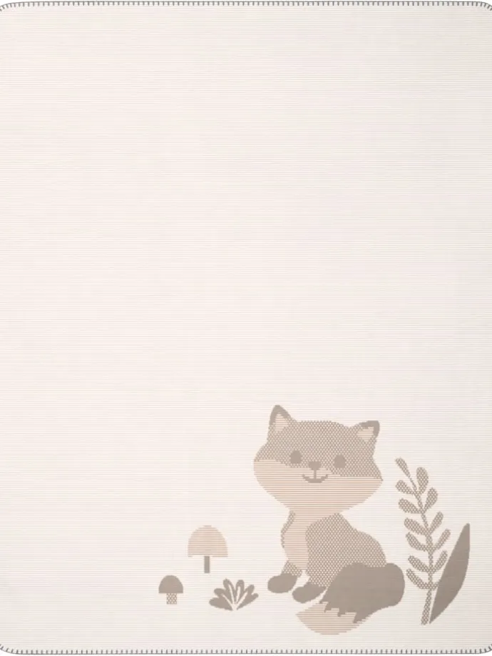 Babydecke Foxy in natur