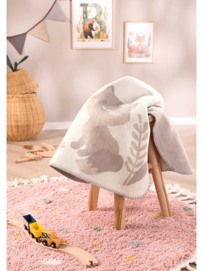 Babydecke Foxy in natur