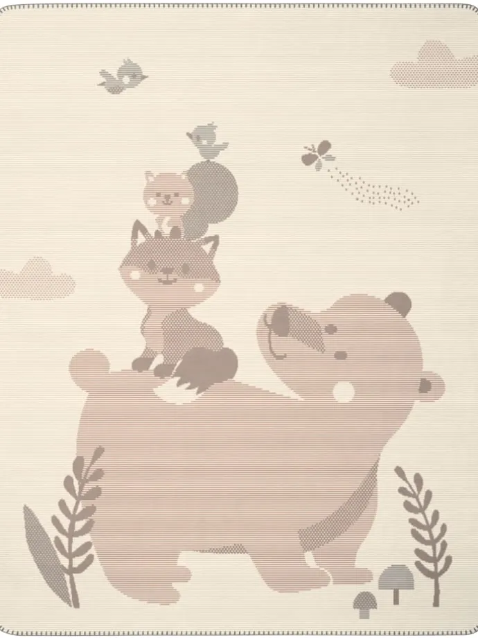 Babydecke Foxy&Friends in beige