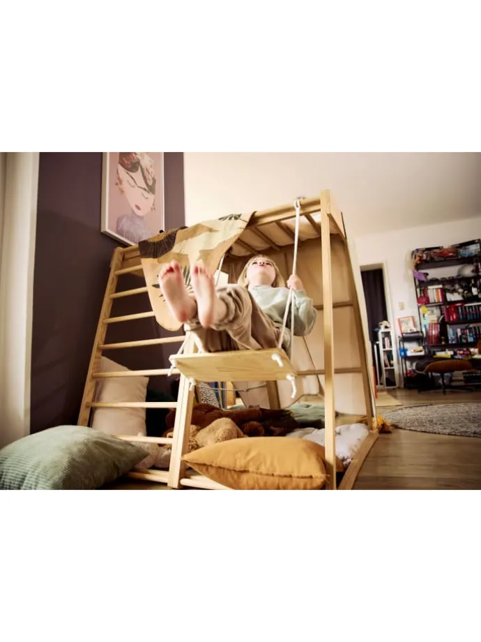 Babydecke Little King in braun