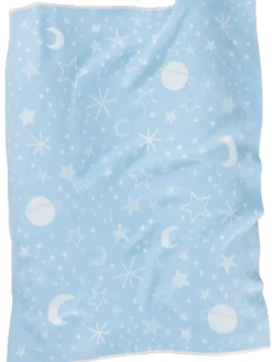 Babydecke Universe in blau
