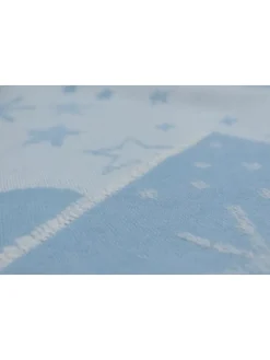 Babydecke Universe in blau