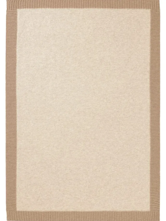 Babydecke Wool Knit in natur