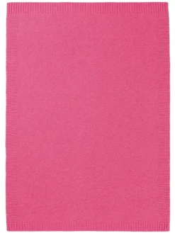 Babydecke Wool Knit in pink