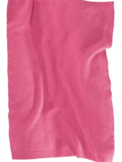 Babydecke Wool Knit in pink