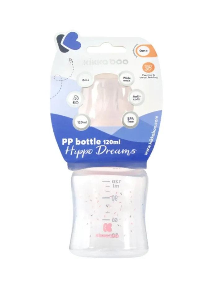 Babyflasche PP 120 ml in rosa