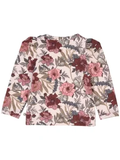 Babylangarmshirt in Nightingale/ Root/ Nostalgia rose