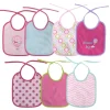 Babylatz-Set 7-teilig einlagig in rosa