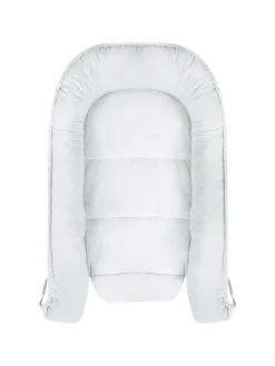 Babynest EREB in Grün/Weiß - (W) 55 x (H) 15 x (L) 90 cm