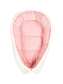 Babynest EREB in Rosa/Beige - (W) 55 x (H) 15 x (L) 90 cm