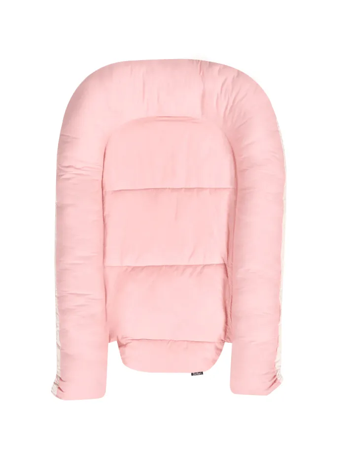 Babynest EREB in Rosa/Beige - (W) 55 x (H) 15 x (L) 90 cm